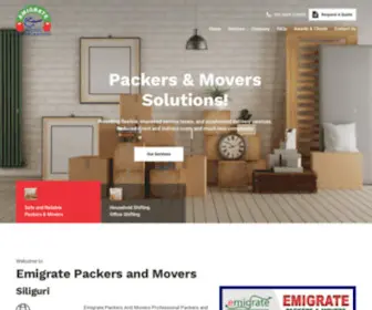 Emigratepackers.com(Fast and Best Packers Movers in Siliguri) Screenshot