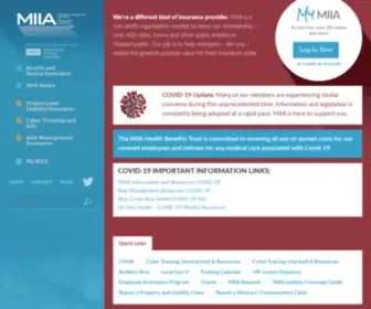 Emiia.org(The Massachusetts Interlocal Insurance Association) Screenshot