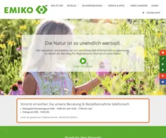 Emiko.de(EM Effektive Mikroorganismen®) Screenshot