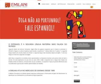 Emilani.com.br(Consultoria de Idiomas) Screenshot