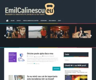 Emilcalinescu.eu(Emil Calinescu Punct EU) Screenshot