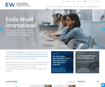 Emilewoolf.com(Emile Woolf International) Screenshot