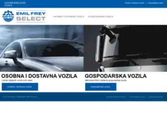 Emilfreyselect.hr(Emil Frey Select) Screenshot