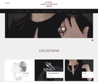 Emilgrigorian.am(Emil Grigorian Jewelry) Screenshot