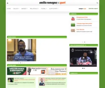Emiliaromagnasport.com(Risultati, classifiche e notizie dello sport in Emilia Romagna) Screenshot