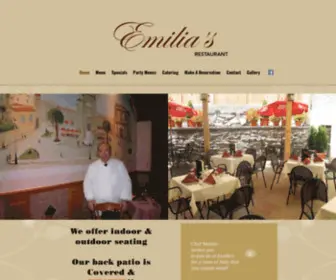 Emiliasrestaurant.com(Emilias33) Screenshot