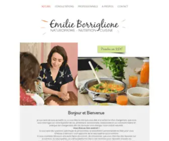 Emilieborriglione.com(Emilie Borriglione Naturopathe Nutrition Bordeaux) Screenshot