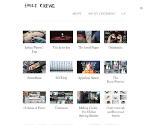 Emiliecrewe.com(Emilie Crewe) Screenshot