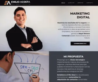 Emilioacosta.com(Emilio Acosta) Screenshot