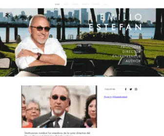 Emilioestefanjr.com(Emilio Estefan) Screenshot