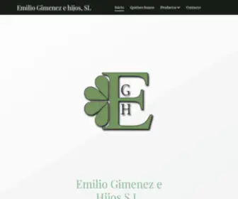 Emiliogimenezehijos.com(Emilio Gimenez e hijos) Screenshot