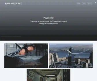 Emillindfors.com(Emil Lindfors) Screenshot