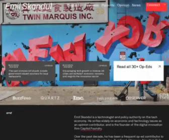 Emilskandul.com(Emil Skandul) Screenshot