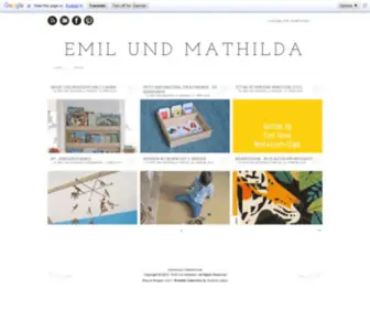 Emilundmathilda.com(Emil und Mathilda) Screenshot