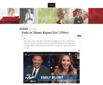 Emily-Blunt.com(Site is undergoing maintenance) Screenshot