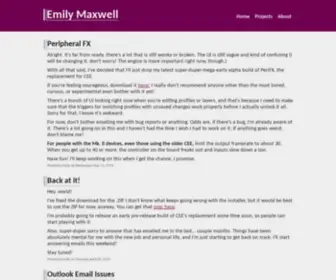 Emily-Maxwell.com(Emily Maxwell) Screenshot