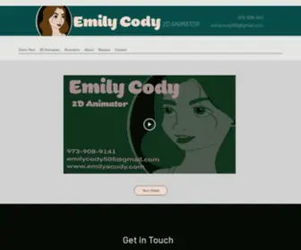 Emilyacody.com(Demo Reel) Screenshot