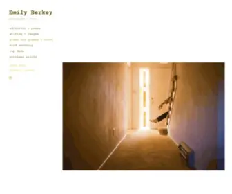 Emilyberkey.com(Emily Berkey) Screenshot