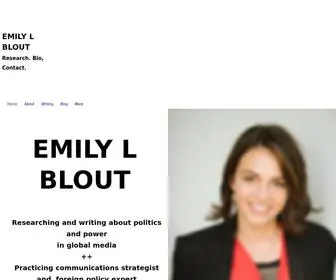 Emilyblout.com(Emily L Blout) Screenshot