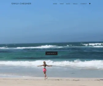 Emilychesher.com(Emily Chesher for organic beauty) Screenshot