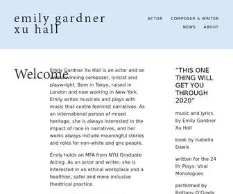 Emilygardnerhall.com(Emily Gardner Xu Hall) Screenshot