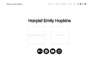 Emilyharpist.com(Harpist Emily Hopkins) Screenshot