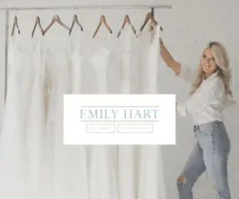 Emilyhartbridal.com(Kansas City's Favorite Bridal Designer & Boutique) Screenshot