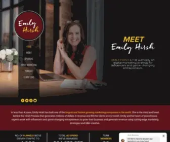 Emilyhirsh.com(Hirsh Marketing) Screenshot