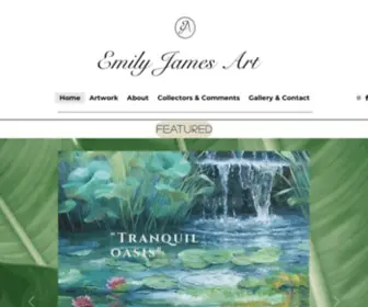 Emilyjamesart.com(Emily James Art) Screenshot