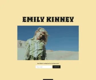 Emilykinneymusic.com(Emily Kinney) Screenshot