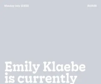 Emilyklaebe.com(Emily Klaebe) Screenshot