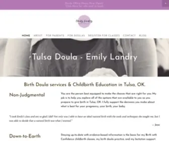 Emilylandrydoula.com(Emily Landry Birth Services) Screenshot