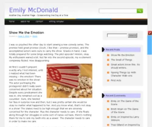EmilymCD.com(Emily McDonald) Screenshot