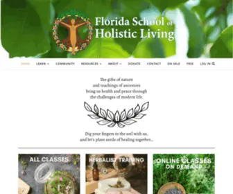 Emilyruff.com(Florida School of Holistic Living) Screenshot