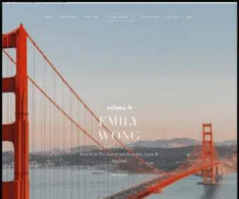 Emilywongphoto.com(San Francisco Bay Area Branding and Commercial Photographer) Screenshot