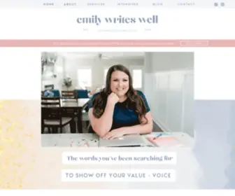Emilywriteswell.com(Emily Writes Well) Screenshot