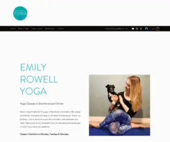 Emilyyogainstamford.co.uk(Online Yoga) Screenshot