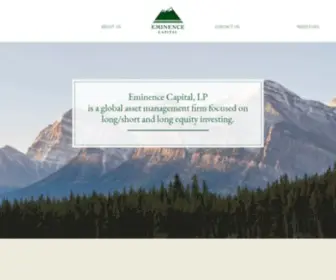 Eminencecapital.com(Eminence Capital) Screenshot