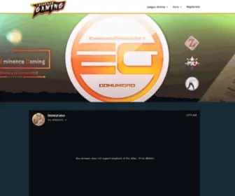 Eminencegaming.net(Eminence Gaming) Screenshot