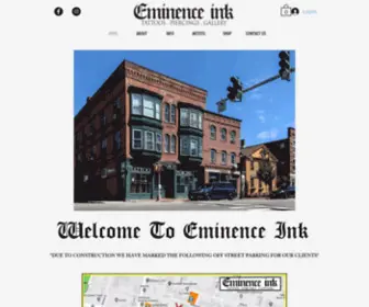 Eminenceink.com(Eminence Ink Website) Screenshot