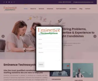 Eminencetechnosystem.com(Manpower supply) Screenshot