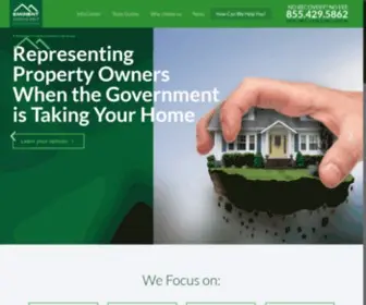 EminentDomainhelp.com(A National Eminent Domain Law Group. Representing property owners when the Government) Screenshot