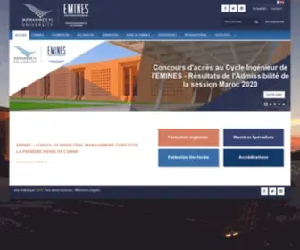 Emines-Ingenieur.org(Emines) Screenshot