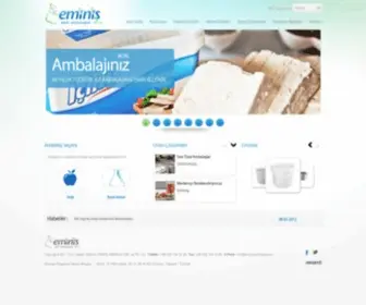 Eminisambalaj.com(Eminiş Ambalaj) Screenshot