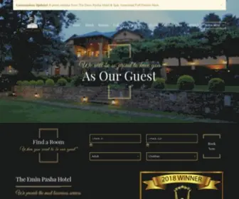 Eminpasha.com(The Emin Pasha Hotel) Screenshot