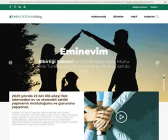 Eminustunholding.com.tr(Emin Üstün Holding) Screenshot