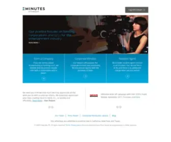 Eminutes.com(Form a Loan Out Corporation) Screenshot