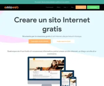 Emioweb.it(Creare un sito web gratuito) Screenshot