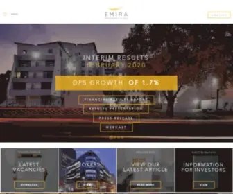 Emira.co.za(Emira Property Fund) Screenshot