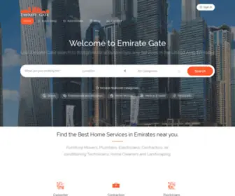 Emirategate.com(Emirate Gate) Screenshot